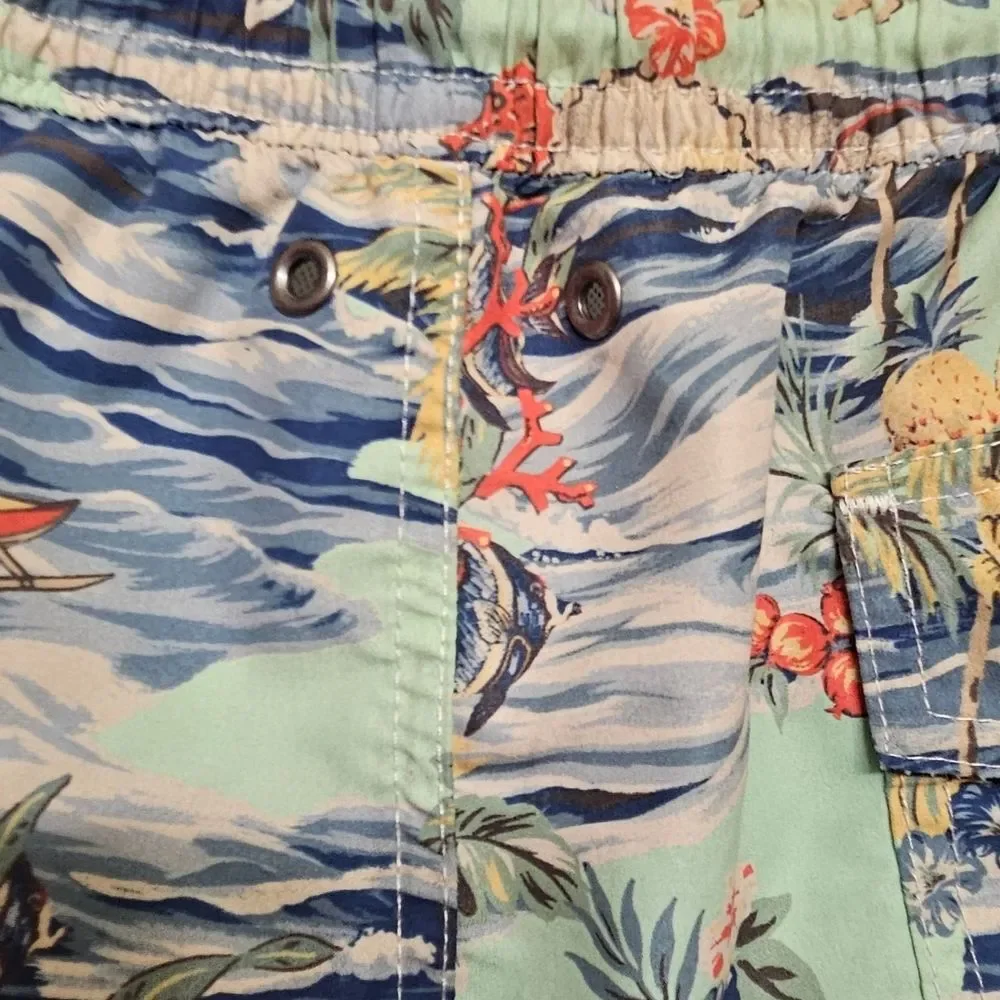 Ralph Lauren Tropical Print Swim Trunks